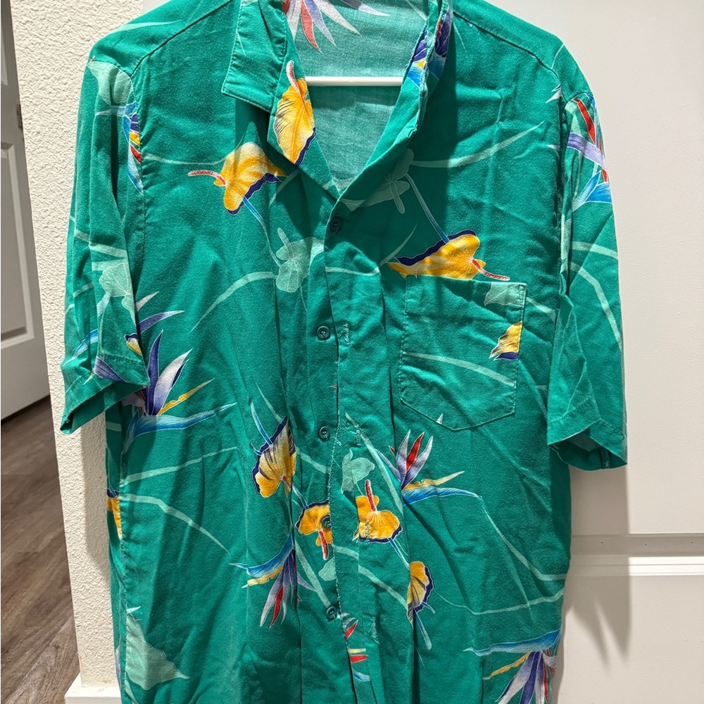 Vintage 1980’s ‘Big Sur’ Men’s XL short sleeve Hawaiian button up
